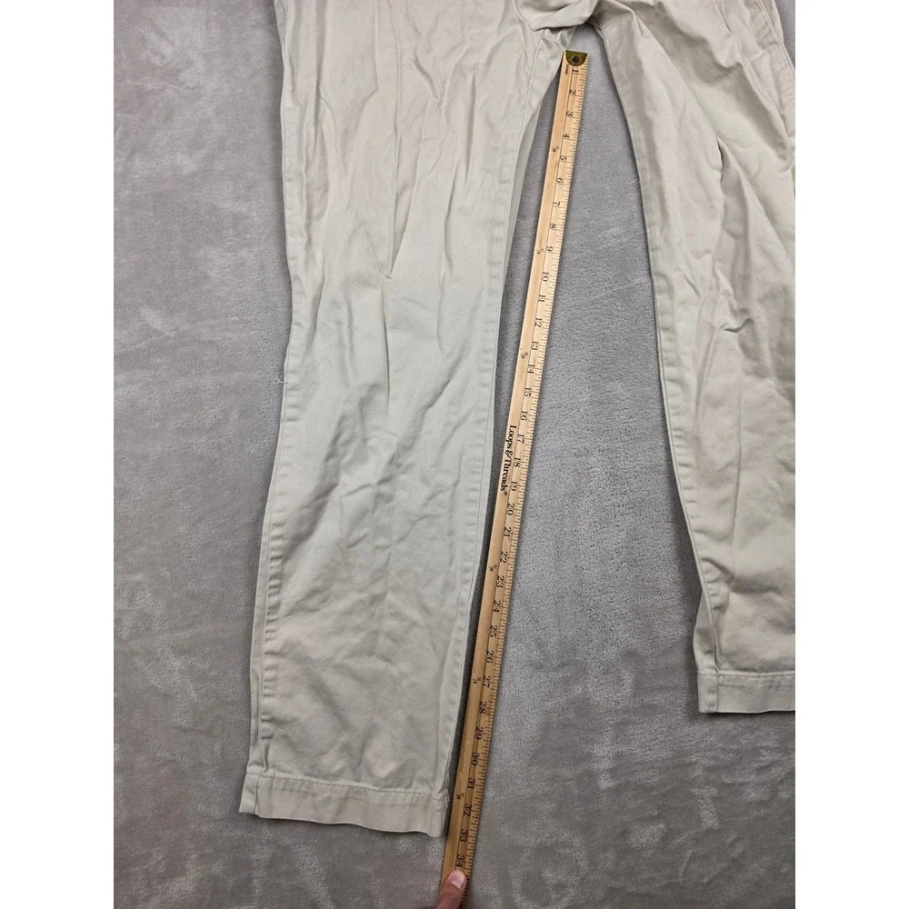 Polo Ralph Lauren Chino Pants Mens 34x34 Beige Classic Chino Cotton Straight Leg